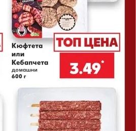 Кюфтета или Кебапчета домашни