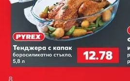 Тенджера с капак боросиликатно стъкло