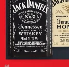 Jack Daniel's Tennesse уиски или Ликьор избрани видове