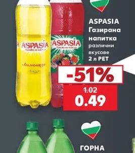 ASPASIA Газирана напитка