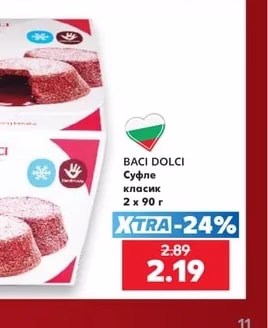 BACI DOLCI Суфле класик