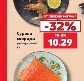 Сурови скариди