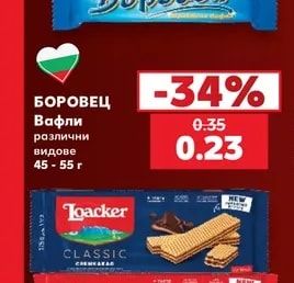 БОРОВЕЦ Вафли
