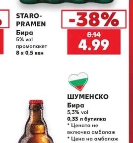 STARO-PRAMEN Бира