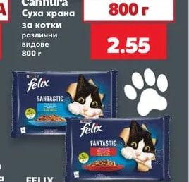 Carinura Суха храна за котки