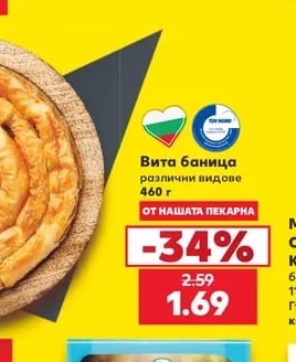 Вита баница различни видове
