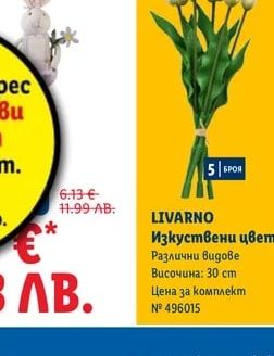 LIVARNO Изкуствени цветя