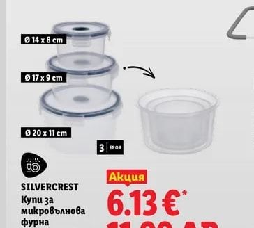 SILVERCREST Купи за микровълнова фурна