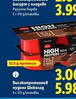 HIGH PROTEIN Високопротеинов йогурт с плодове