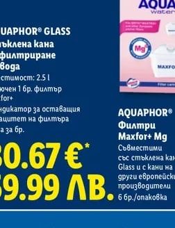 AQUAPHOR® Филтри Maxfor+ Mg