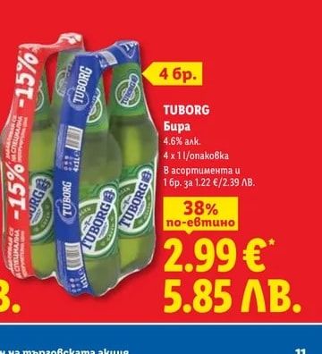 TUBORG Бира