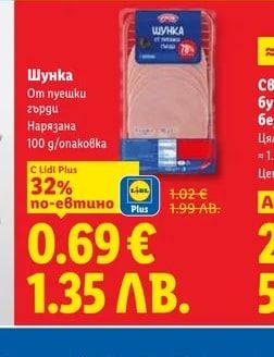 Шунка От пуешки гърди