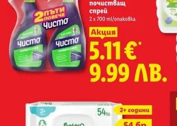 Чисто Универсален почистващ спрей
