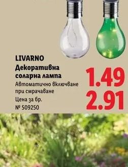LIVARNO Декоративна соларна лампа