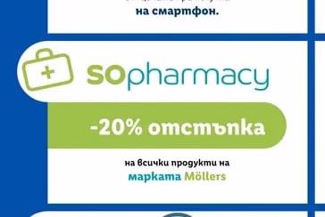 sopharmacy отстъпка на всички продукти на марката Möllers