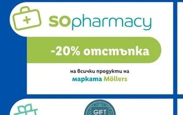 sopharmacy отстъпка на всички продукти на марката Möllers