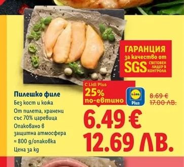 Пилешко филе