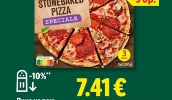 STONEBAKED PIZZA Пица на пещ Специале XXL
