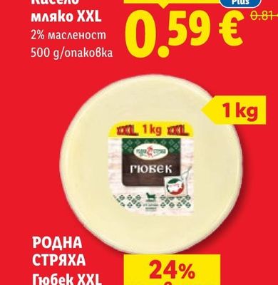 РОДНА СТРЯХА Кисело мляко XXL