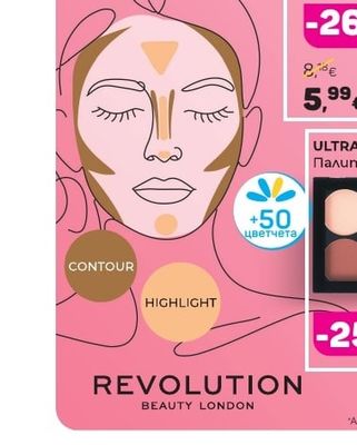 Revolution LACE BAKING POWDER Пудра прахообразна
