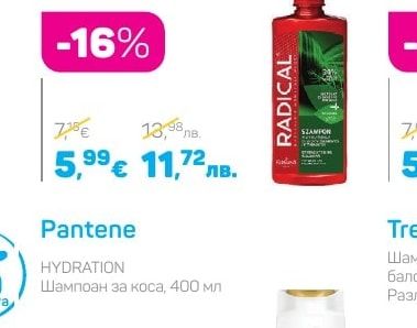 Шампоан за коса против косопад, 400 мл