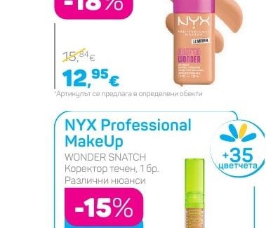 NYX Professional MakeUp Фон дьо тен
