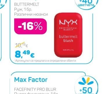 NYX Professional MakeUp Руж
