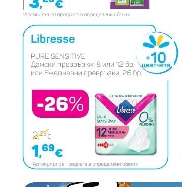 Libresse Дамски превръзки