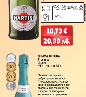 MARTINI MARTINI ASTI BRUT, PROSECCO, PROSECCO ROSE