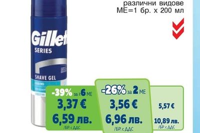 Gillette GILLETTE BLUE3 COMFORT PLUS Самобръсначки