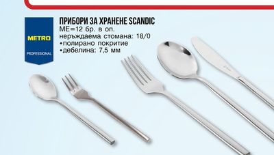 ПРИБОРИ ЗА ХРАНЕНЕ SCANDIC лъжица чай/кафе