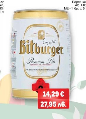 BITBURGER BITBURGER Pilsener