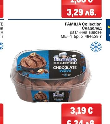 FAMILIA Collection Сладолед различни видове