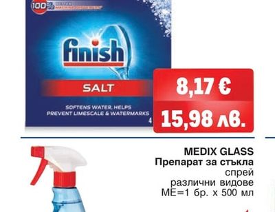 MEDIX GLASS Препарат за стъкла спрей