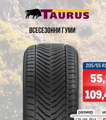 TAURUS TAURUS ЛЕТНИ ГУМИ