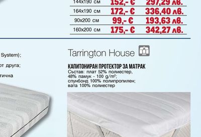 Tarrington House КАПИТОНИРАН ПРОТЕКТОР ЗА МАТРАК