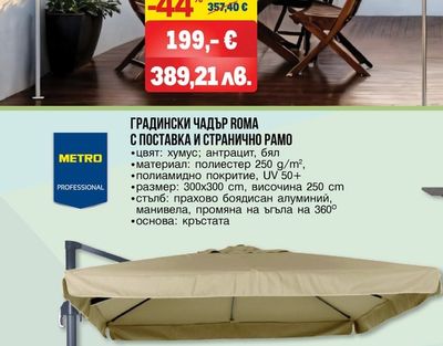 METRO PROFESSIONAL ГРАДИНСКА ШАТРA THAGPI