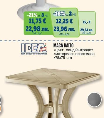 Prima МАСА ЗА КАФЕ MEDIO