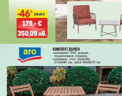 METRO PROFESSIONAL ГРАДИНСКИ КОМПЛЕКТ TERRACOTA