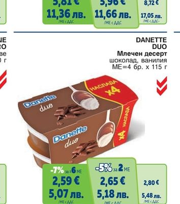 DANONE YOPRO различни видове