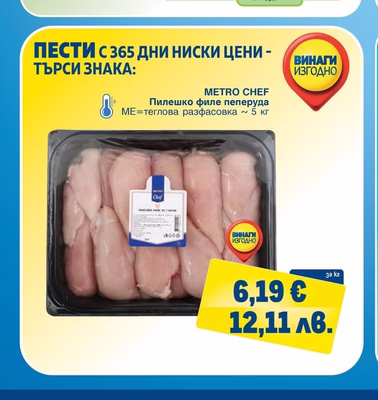 METRO CHEF Пилешко филе пеперуда