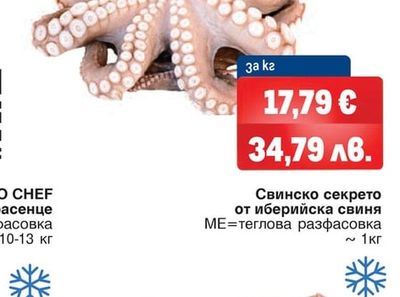METRO CHEF Октопод чистен 8% глазура
