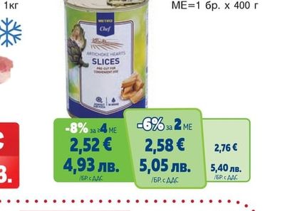 METRO CHEF Артишок нарязан 5/7