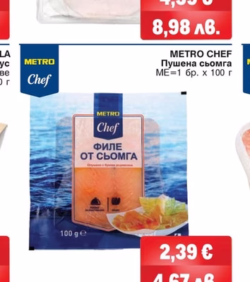 METRO CHEF Пушена сьомга