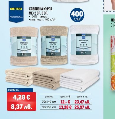 METRO PROFESSIONAL ХАВЛИЕНА КЪРПА