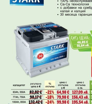 STARK АКУМУЛАТОР POWER+