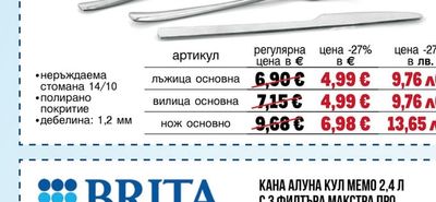 aro ПРИБОРИ ЗА ХРАНЕНЕ ARO лъжица основна