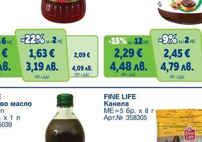 FINE LIFE Конфитюр Горски плод, Кайсия, Боровинка, Малина, Ягода, Шипков мармалад