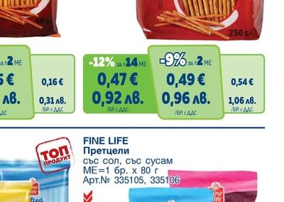 FINE LIFE Пуканки със сол, с масло