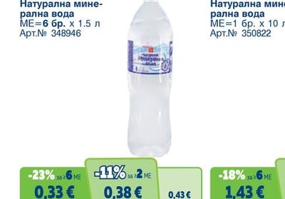 FINE LIFE Натурална минерална вода